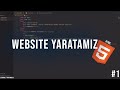 Websayt yaratamiz | Dasturlashni boshlaymiz | HTML darsligi #1 | Vebsayt yasash