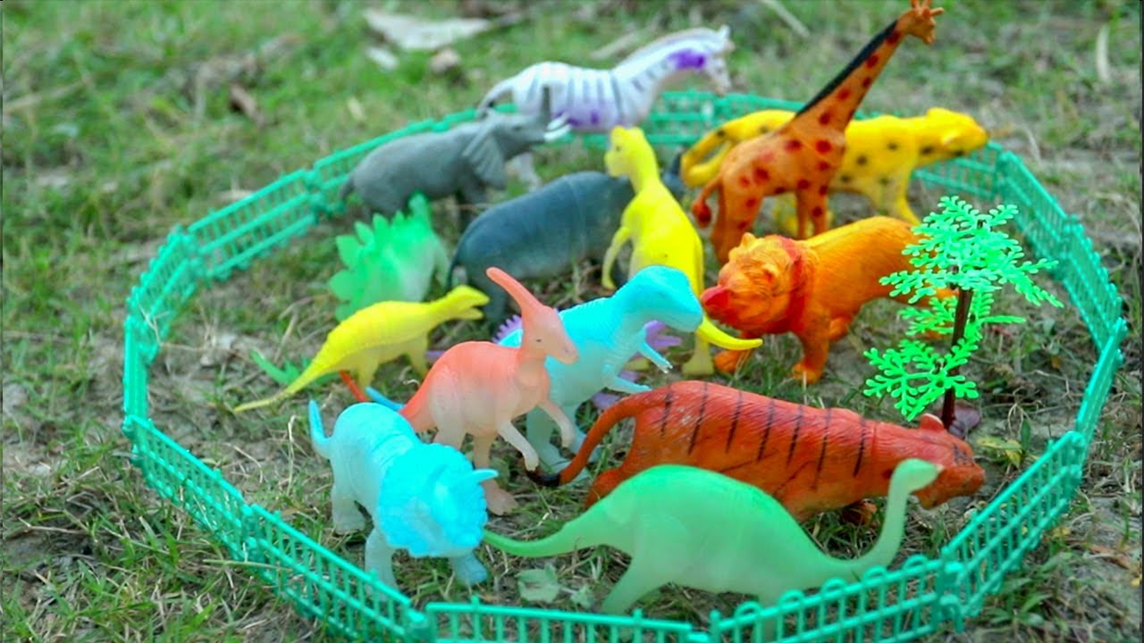 DIY How to make mini zoo wild animals | Elephant, Lion, Tiger, Rhino and Giraffe | Asm Toys