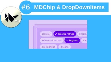 #6 How to create MDChip and Dropdown Item in KivyMD in Hindi | vipin coding