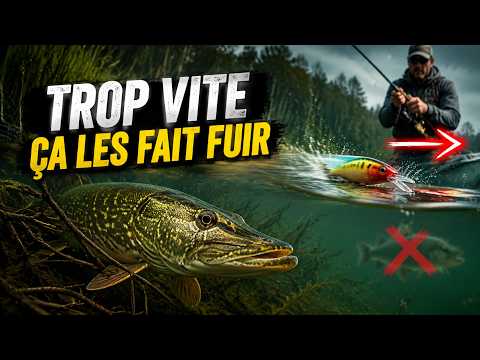 Le secret de la lenteur qui rend les carnassiers fous après la fraie