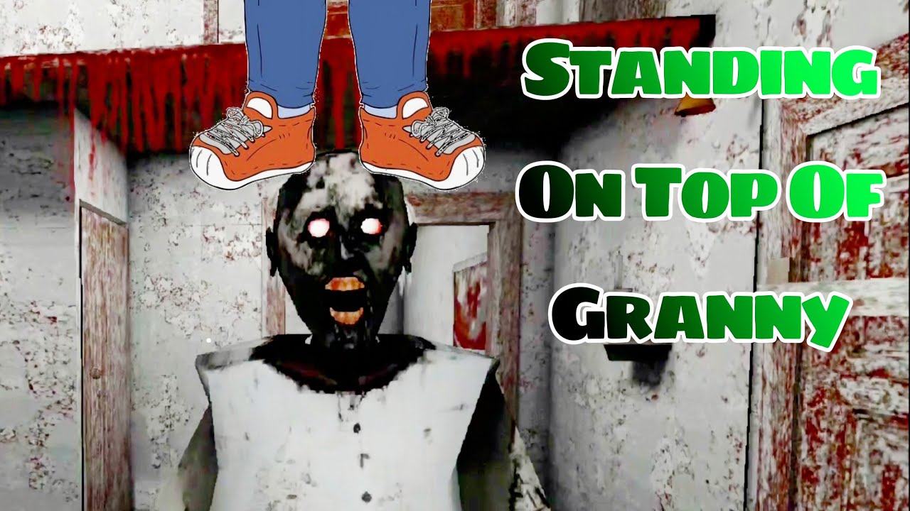 Standing On Top Of Granny Before Escaping Through The Sewer In Granny V1.8