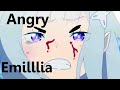 Angry Emilia tries to kill noisy Pandora Telemarketer