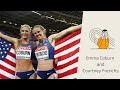 Courtney Frerichs and Emma Coburn on their Brussels DL Final