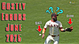 MLB |  Errors June 2025