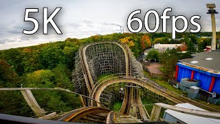 Bandit front seat on-ride 5K POV @60fps Movie Park Germany