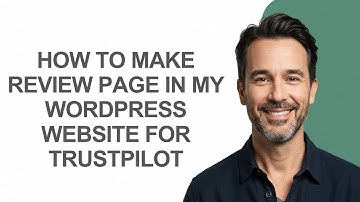How to Make Review Page In My Wordpress Website for Trustpilot - KevinHowTo
