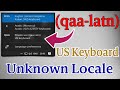 How To Remove The Unknown Locale Qaa Latn US Keyboard Language Windows 10 حل مشكل لوحة المفاتيح 
