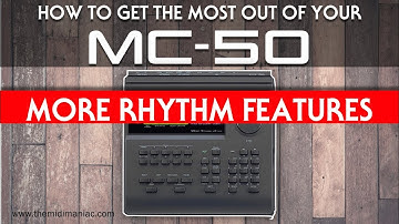 Roland MC-50 Tutorial: More Rhythm features in step+real time