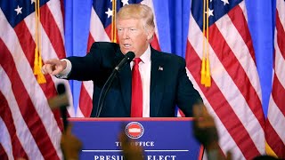 Raw video: Trump holds first post-election news conference