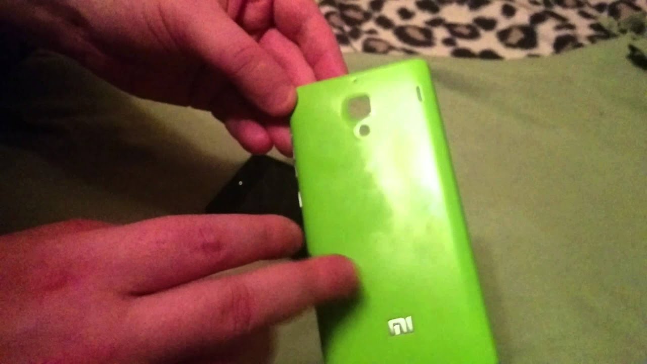 Xiaomi Red Rice 1s - Цветная крышка [Зеленая]