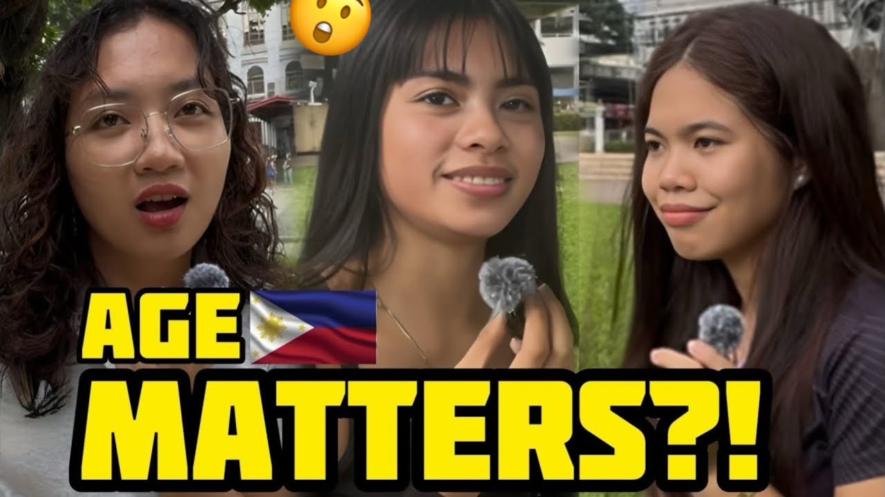 Возрастной разрыв на Филиппинах: сколько лет считается слишком старым? Уличные интервью
