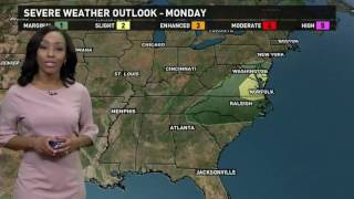 13News Now Weather Forecast for The Virginian-Pilot on August 6, 2017