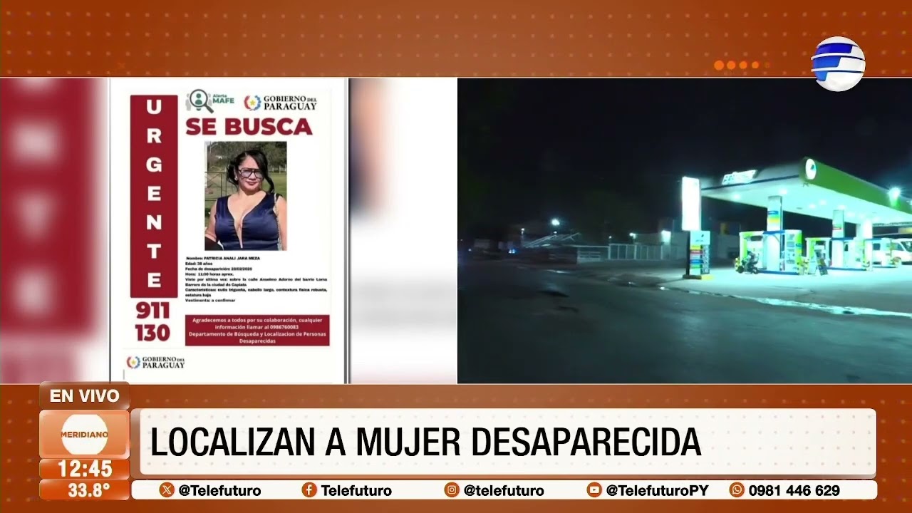 Localizan a mujer desaparecida