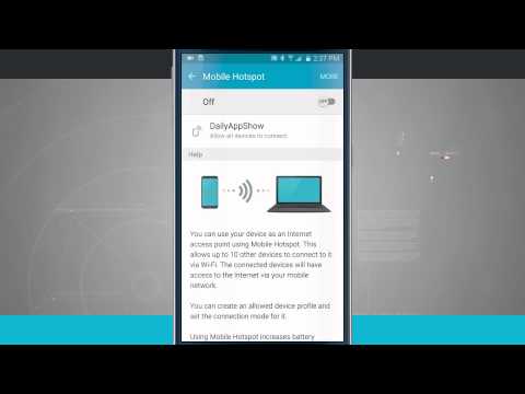 Samsung Galaxy S6 Tips - Setting Up Mobile Hotspot and Tethering