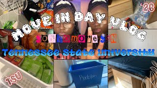 MOVE IN DAY VLOG *Sophomore Szn🫣* | Tennessee State University💙