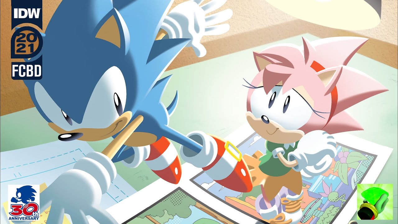 Sonic The Hedgehog 30th Anniversary Edition (IDW) - Amy's 30th Anniversary Dub