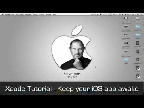 Xcode Tutorial - Keep your iOS app awake