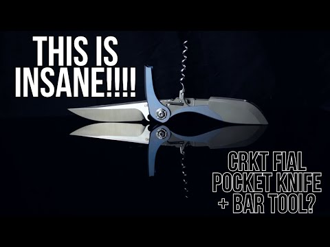 The Ultimate High End Bar Tool?! - CRKT Fial in Titanium and M390