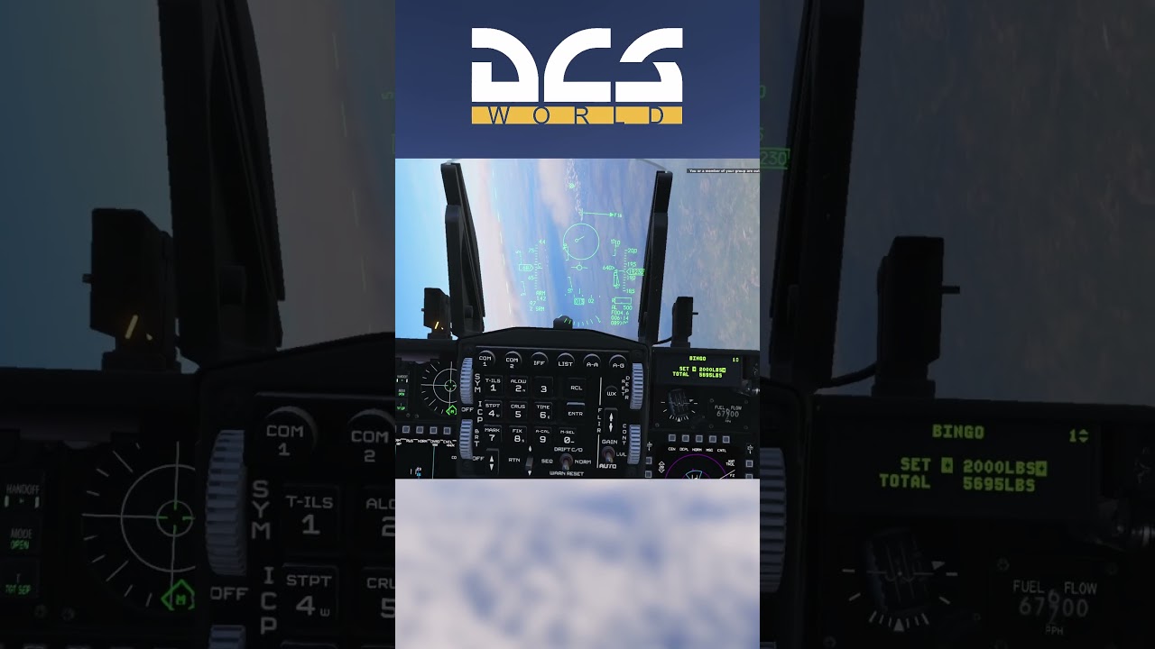 【DCS World】交流戦の一部其の一 #dcs #f16 #shorts #short