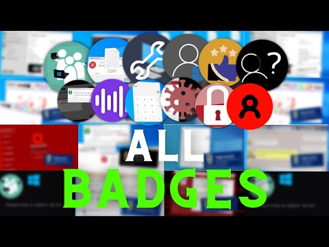 Here's How YOU get ALL 13 Badges in ROBLOX Windows 10 OS!