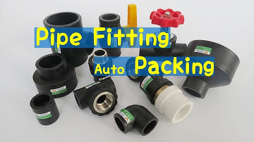 PVC Pipe fittings packing machine with fitting counting device for fitting packing