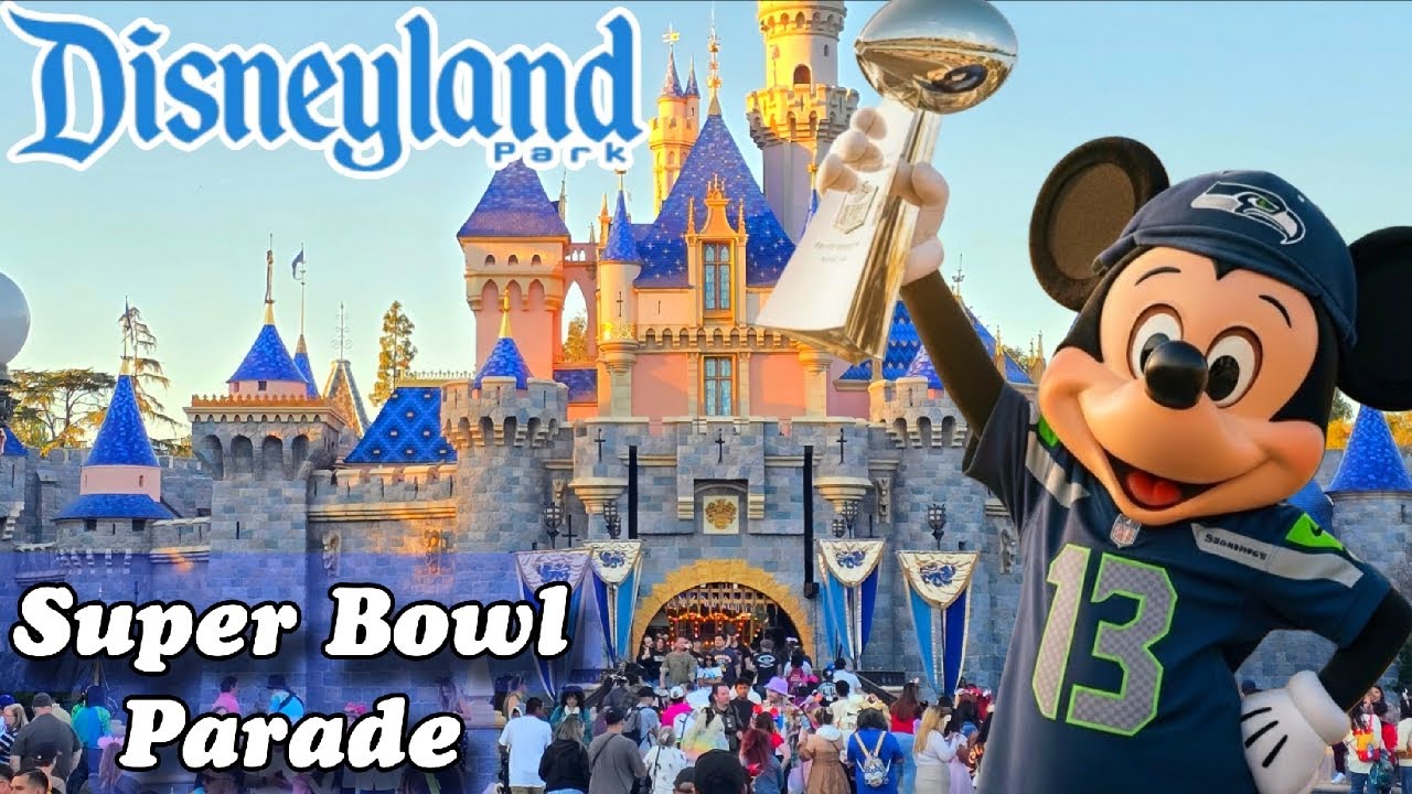 Super Bowl Seahawk Parade at Disneyland