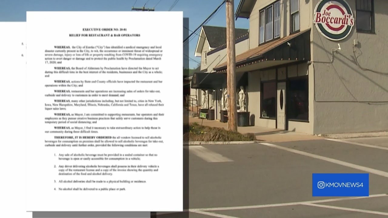 Eureka mayor signs executive order to loosen liquor laws for businesses YouTube
