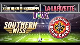 Southern Miss vs. Louisiana-Lafayette New Orleans Bowl Preview