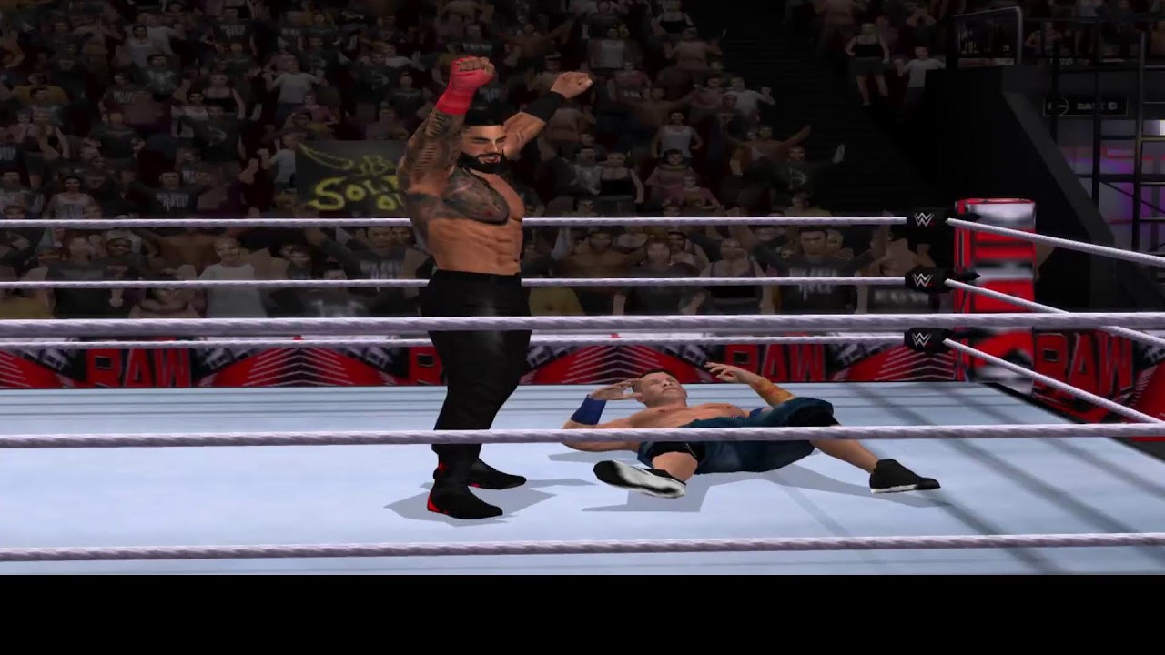 jugando el wwe 2k24 de ps2