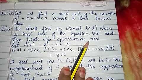 18MATDIP41.. Module-2( Introduction and Example on Newton Raphson method)