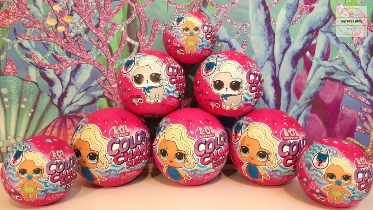 ВСЕ Меняют ЦВЕТ Куклы и Питомцы LOL Color Change Surprise Pets и Lils