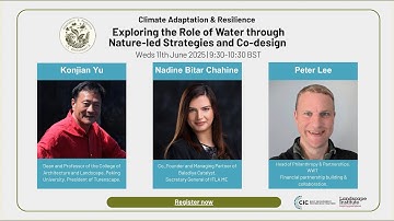 Adaptation & Resilience: Exploring the Role of Water through Nature-led Strategies and Co-design