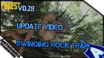 The Forest | V0.28 Update | Swinging Rock Trap | Molotov Trip wire trap | Leaf Pile Trap