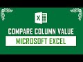 Find and Compare Excel Column Value | VLOOKUP Formula | Tamil