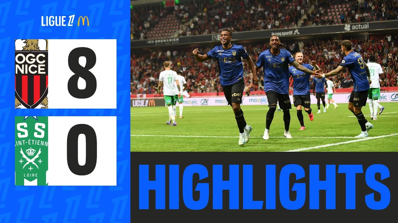 Nice 8-0 St-Etienne commenté - OGC Nice TV