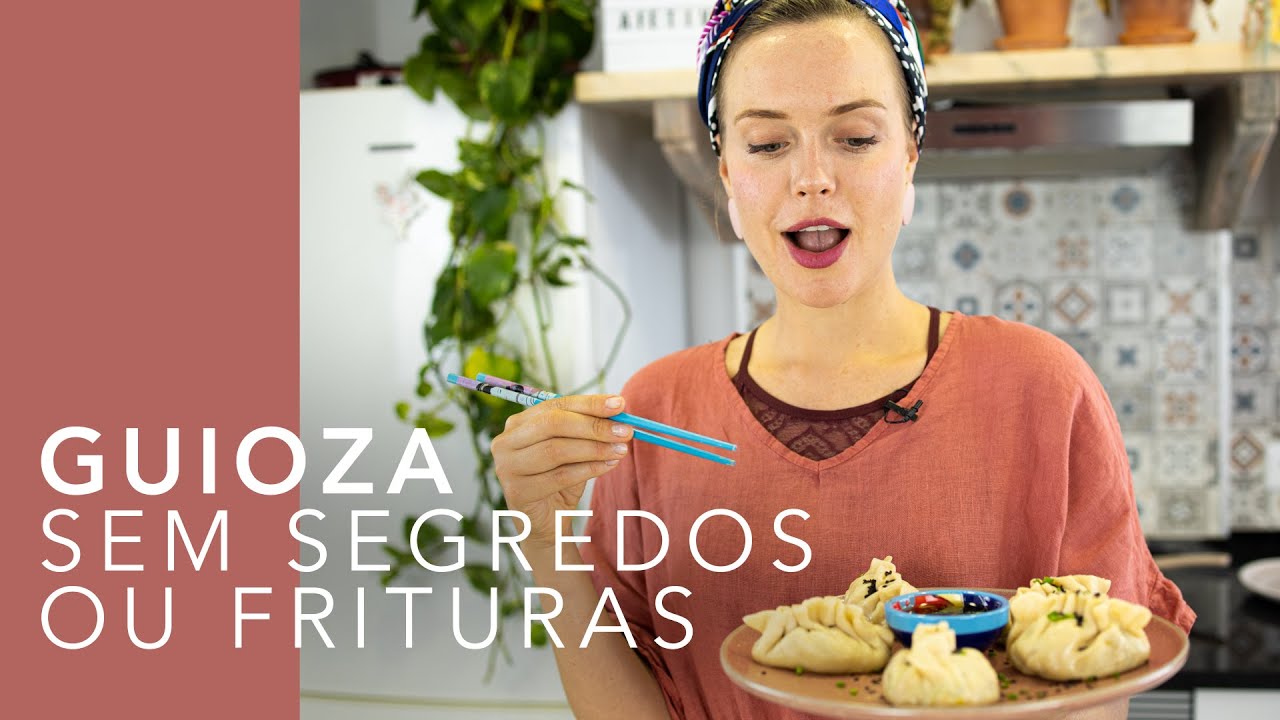 Aprenda a preparar GUIOZAS VEGANOS, pastéis orientais sem fritura e cheios de sabor!
