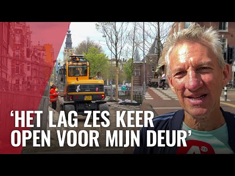 Amsterdamse straat lag gemiddeld zes keer open afgelopen jaar