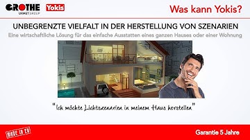 Grothe GmbH präsentiert Yokis - Beleuchtung, Rollläden, Szenarien, Zentralisierung