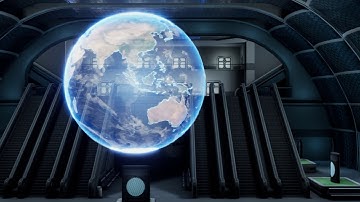 Earth Hologram - Unreal Engine