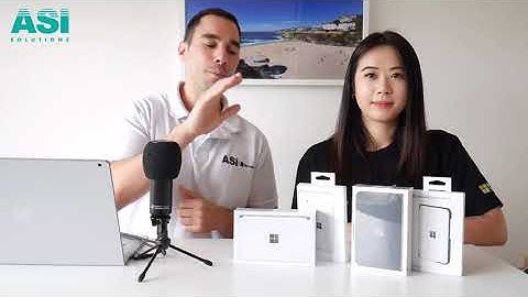 ASI Microsoft Solutions team unbox the Surface Duo 2.