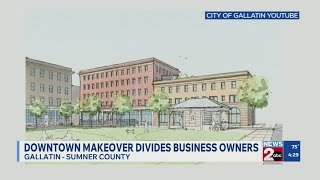 Downtown Gallatin makeover divides business owners