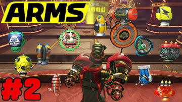 Just Unlocking Weapons - Arms - Gameplay #2 [Nintendo Switch]