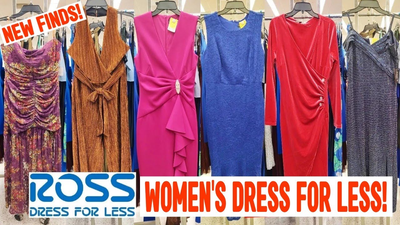 👗 YEAREND DESIGNER DEALS & FASHION DRESSES AT ROSS DRESS FOR LESS! WOMEN'S PARTY DRESS FOR LESS
