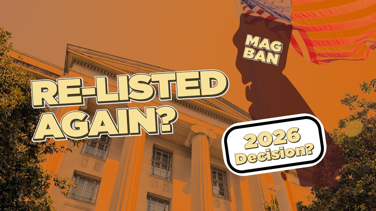 Дело Дункан против Бонты: повторное размещение в списке: что может сделать Верховный суд в 2026 г...