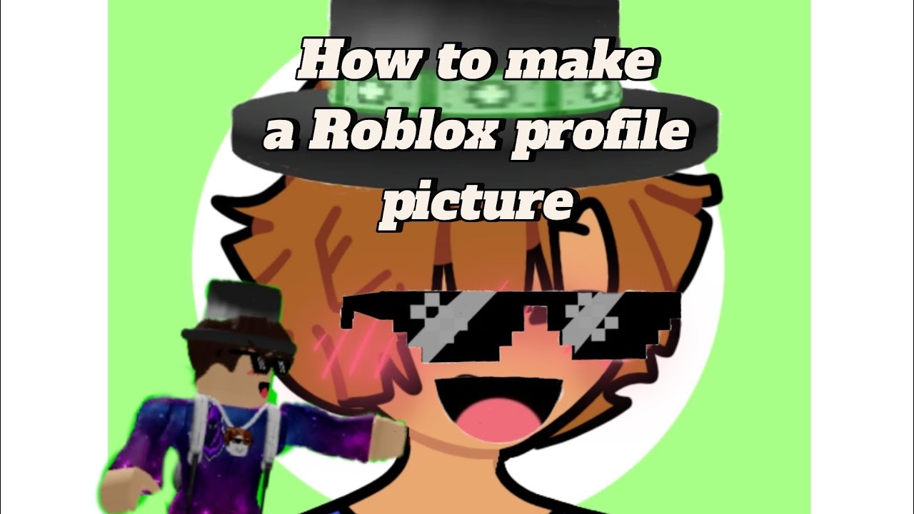 How To Make A Roblox Profile Picture Tutorial #Easy On phone! - YouTube
