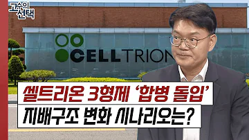 셀트리온그룹주 하락 마감 3사 합병 시 주주에게 미칠 영향은 셀트리온 주식