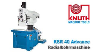 KNUTH KSR 40 Advance - Leichtes Handling und Stabilität durch Linearführung