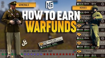 Heroes & Generals Guide | How to Earn WARFUNDS 💰 💸