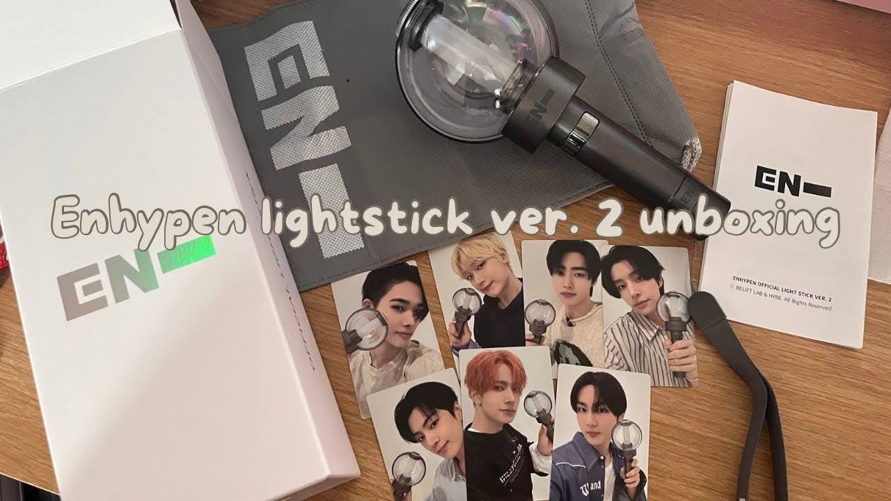 ♡ Enhypen Ver 2 Lightstick Unboxing ♡