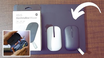 Asus Marshmallow Mouse Unboxing & Review | Bluetooth + Wireless, Silent, Portable & Extra Top case!